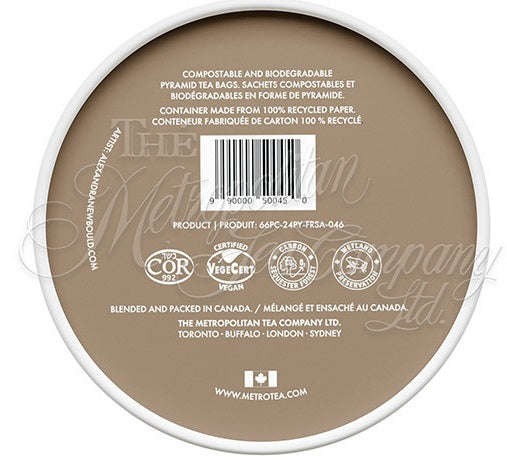 Metropolitan Tea M21 Bourbon Street Vanilla Tea Can Of 24 Bags by Kitchen Niche