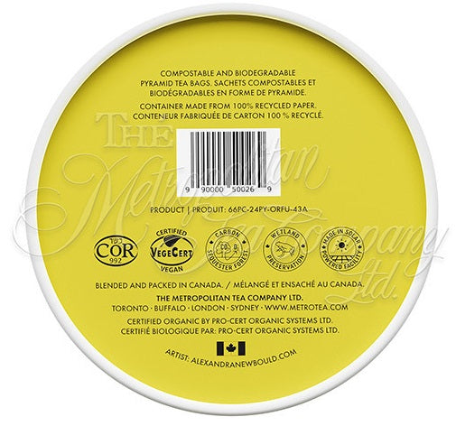 Metropolitan Tea M21 Organic Cold & Flu Tea Can Of 24 Bags by Kitchen Niche