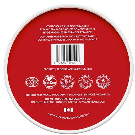 Metropolitan Tea M21 Cranberry Tea Can Of 24 Bags by Kitchen Niche