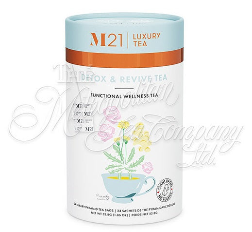Metropolitan Tea M21 Detox &amp; Revive Tea Can Of 24 Bags by Kitchen Niche
