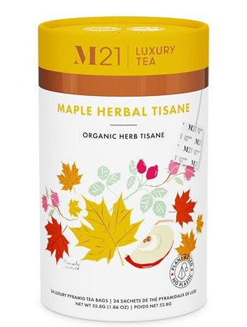 Metropolitan Tea M21 Maple Herbal Tisane Tea Can Of 24 Bags by Kitchen Niche