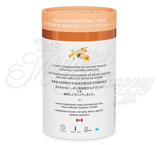 Metropolitan Tea M21 Peach Apricot Tea Can Of 24 Bags by Kitchen Niche