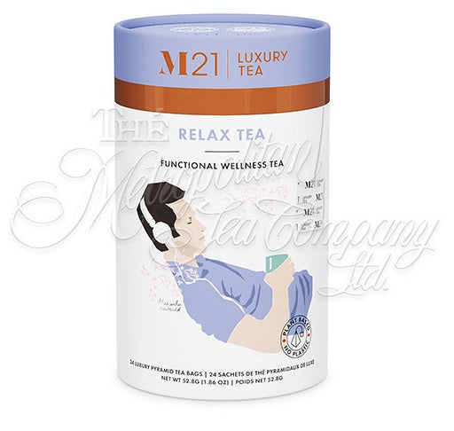Metropolitan Tea M21 Relax Tea Can Of 24 Bags by Kitchen Niche