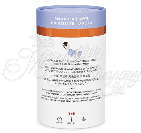 Metropolitan Tea M21 Relax Tea Can Of 24 Bags by Kitchen Niche