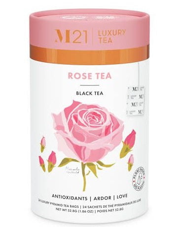 Metropolitan Tea M21 Rose Tea Can Of 24 Bags by Kitchen Niche