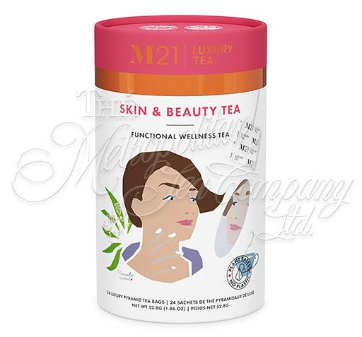 Metropolitan Tea M21 Skin &amp; Beauty Tea Can Of 24 Bags by Kitchen Niche