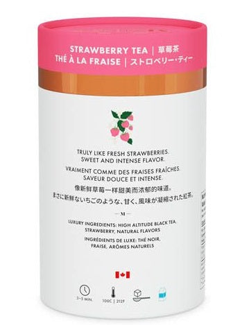 Metropolitan Tea M21 Strawberry Tea Can Of 24 Bags by Kitchen Niche
