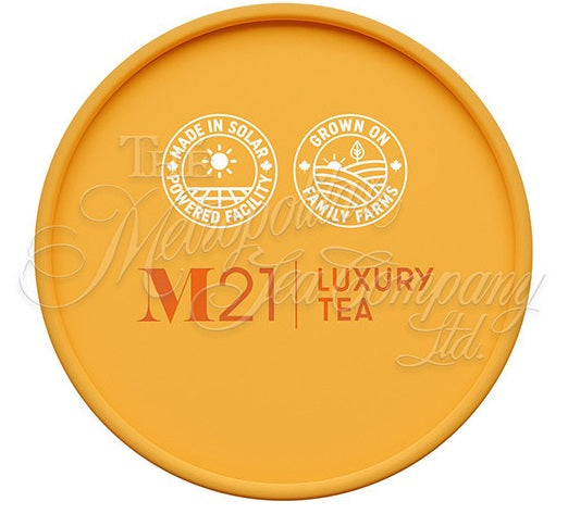 Metropolitan Tea M21 Turmeric Ginger Peach Tea Can Of 24 Bags by Kitchen Niche