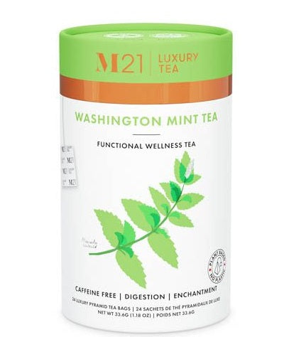 Metropolitan Tea M21 Washington Mint Tea Can Of 24 Bags by Kitchen Niche