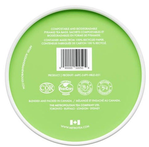 Metropolitan Tea M21 Washington Mint Tea Can Of 24 Bags by Kitchen Niche