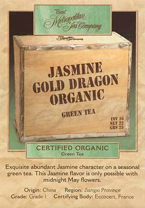 Metropolitan Tea Company Organic Jasmine Gold Dragon Green Tea by Kitchen Niche