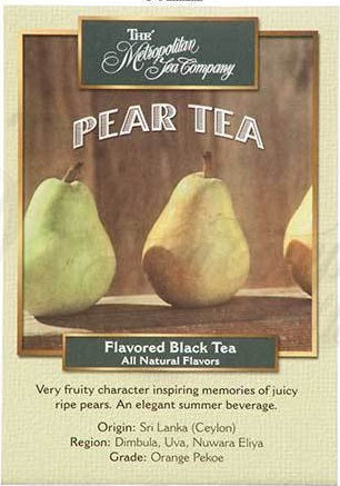 Metropolitan Tea Company Pear Tea 500g / 1.1lbs by Kitchen Niche