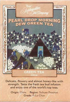 Metropolitan Tea Company Pearl Drop Morning Dew Green Tea 2.2lbs by Kitchen Niche