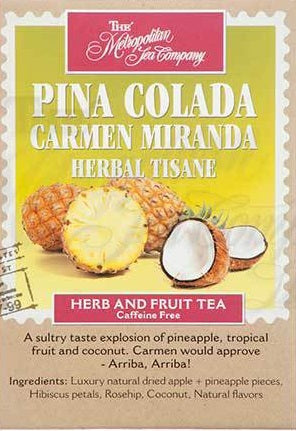 Metropolitan Tea Pina Colada Carmen Miranda Herb & Fruit 1.1lbs by Kitchen Niche