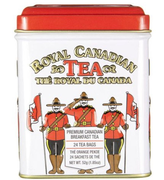 Metropolitan Tea Company RCMP Canadian Breakfast Tea Tin Box of 24 Tea Bags Metropolitan Tea Company by Kitchen Niche