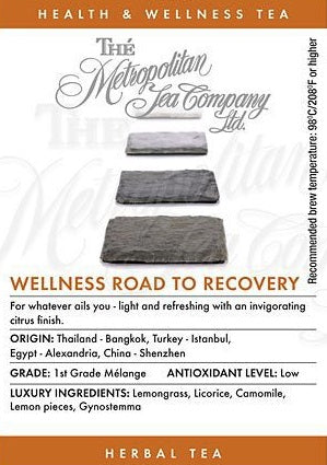Metropolitan Tea Company Road To Recovery Tea 1.1lbs by Kitchen Niche