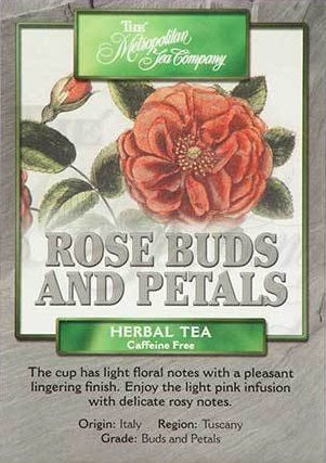 Metropolitan Tea Company Rose Buds & Petals Herbal Tea 0.55lbs by Kitchen Niche