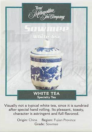 Metropolitan Tea Company Sowmee White Tea 0.55lbs by Kitchen Niche