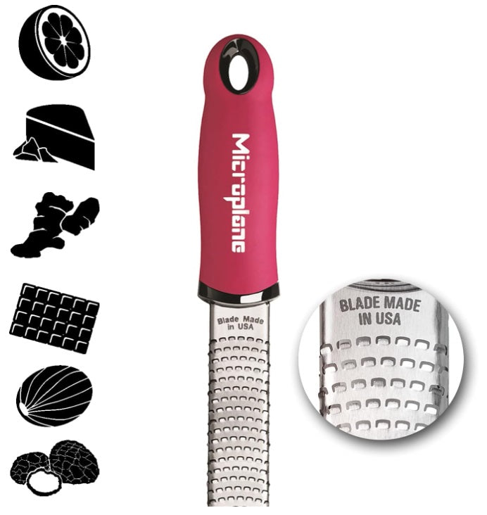 Microplane Premium Series Fuchsia Zester Grater by Kitchen Niche