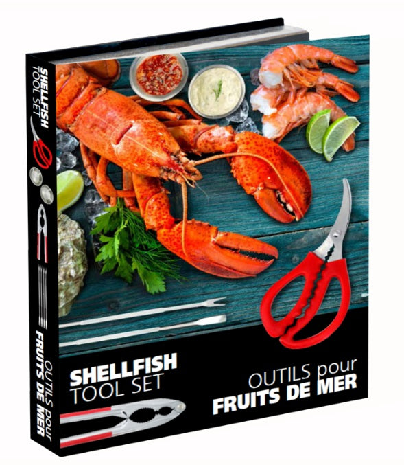 Natural Living Shellfish Tool Set by Kitchen Niche