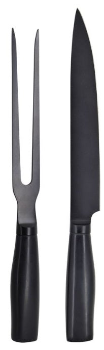 Natural Living Carving Knife and Fork Set Natural Living by Kitchen Niche
