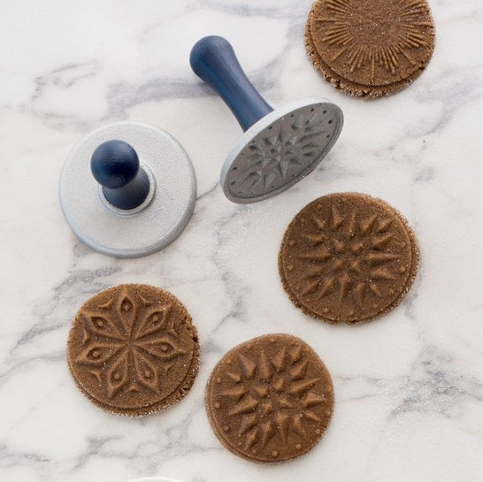 Nordic Ware Set of 3 Starry Night Cookie Stamps by Kitchen Niche