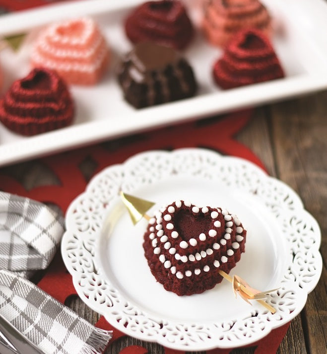 Nordic Ware Tiered Heart Cakelet Pan by Kitchen Niche