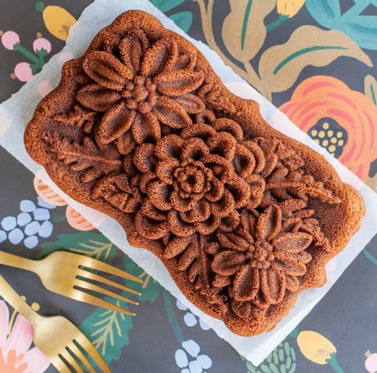 Nordic Ware Copper Wildflower Loaf Pan by Kitchen Niche