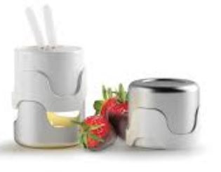 Swissmar Nouveau 5-pc Chocolate Fondue Set by Kitchen Niche