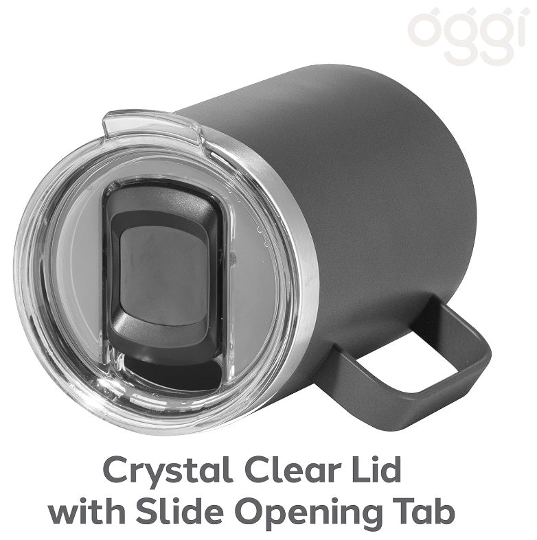 Oggi Bees Thermomug Insulated Double Walled Mug with Lid by Kitchen Niche