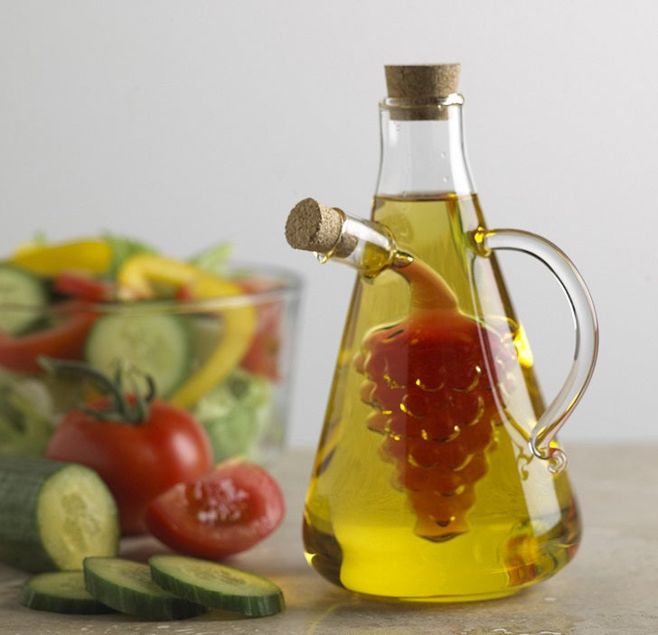 Fox Run Grape Oil & Vinegar Bottle with Handle by Kitchen Niche