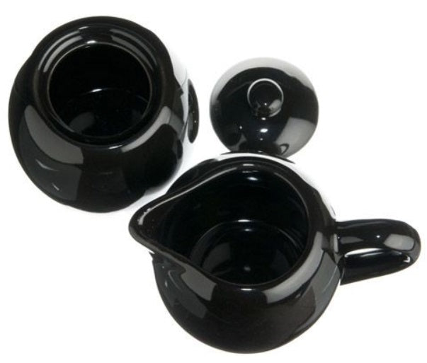 Old Amsterdam Black Milk & Sugar Set by Kitchen Niche