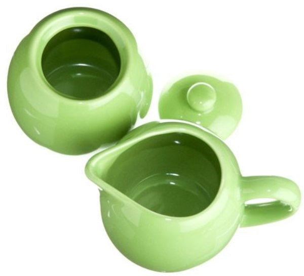 Old Amsterdam Mojito Lime Green Milk & Sugar Set by Kitchen Niche