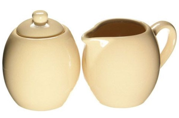 Old Amsterdam Sahara Yellow Milk &amp; Sugar Set by Kitchen Niche