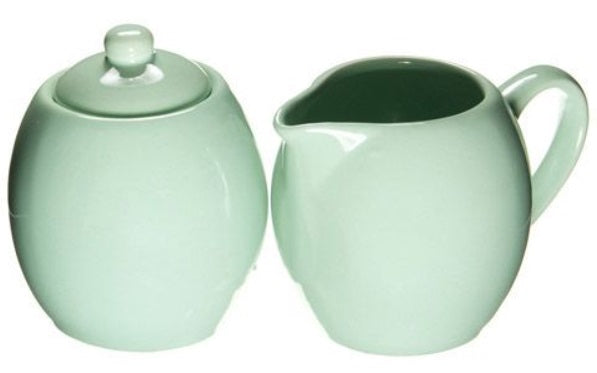 Old Amsterdam Sea Foam Green Milk & Sugar Set by Kitchen Niche