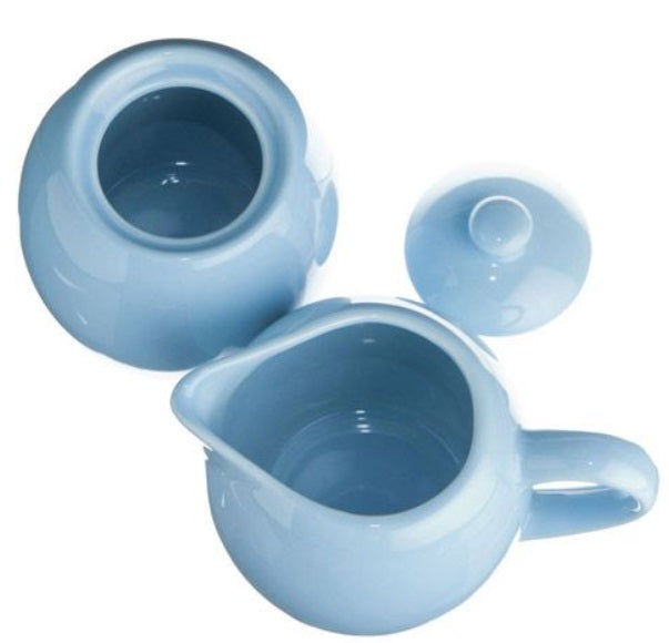 Old Amsterdam Vivian Teal Milk & Sugar Set by Kitchen Niche