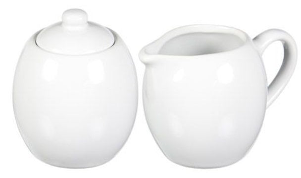 Old Amsterdam White Milk &amp; Sugar Set by Kitchen Niche