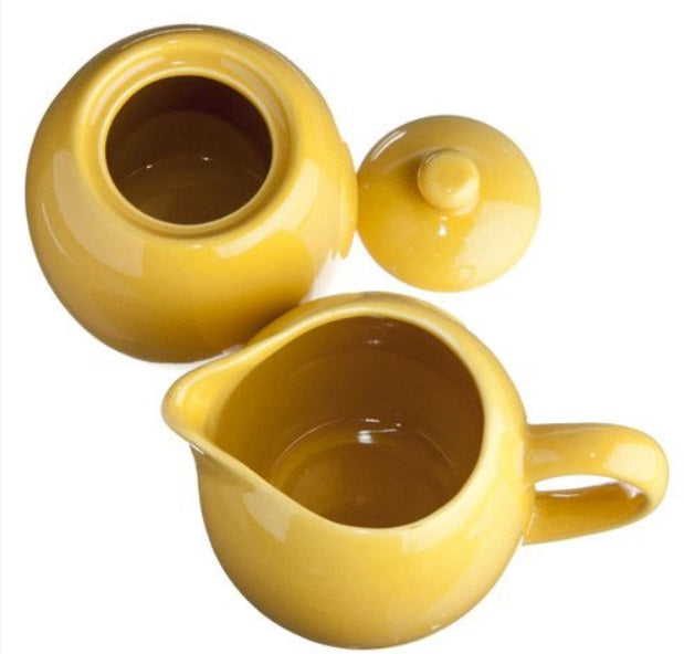 Old Amsterdam Yellow Milk & Sugar Set by Kitchen Niche