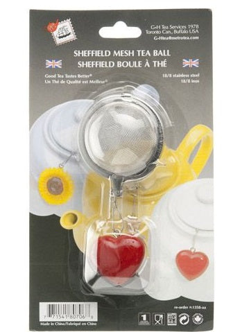 G & H Tea Services Tea Infuser Ball with Heart Ornament by Kitchen Niche