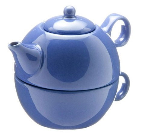 Old Amsterdam Blue 1-Cup Tea 4 One Teapot With Mug by Kitchen Niche
