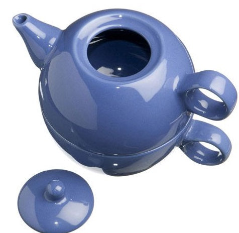 Old Amsterdam Blue 1-Cup Tea 4 One Teapot With Mug by Kitchen Niche