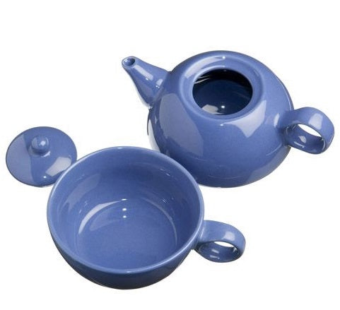 Old Amsterdam Blue 1-Cup Tea 4 One Teapot With Mug by Kitchen Niche