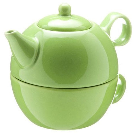 Old Amsterdam Lime 1-Cup Tea 4 One Teapot With Mug by Kitchen Niche