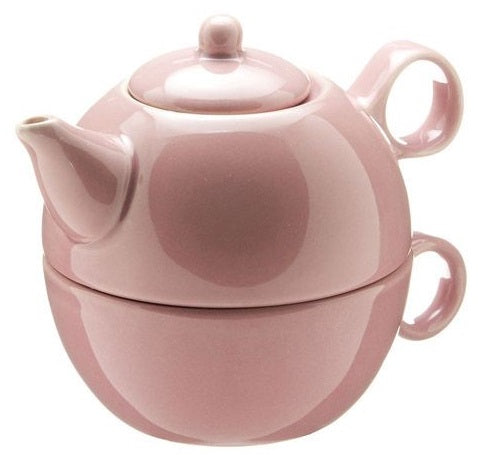 Old Amsterdam Sierra Rose 1-Cup Tea 4 One Teapot With Mug by Kitchen Niche
