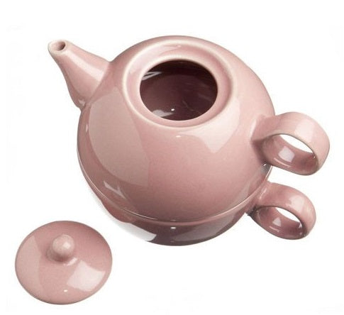 Old Amsterdam Sierra Rose 1-Cup Tea 4 One Teapot With Mug by Kitchen Niche