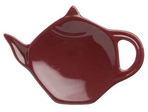 Old Amsterdam Burgundy Red Tea Bag Holder by Kitchen Niche
