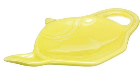 Old Amsterdam Lemon Yellow Tea Bag Holder by Kitchen Niche