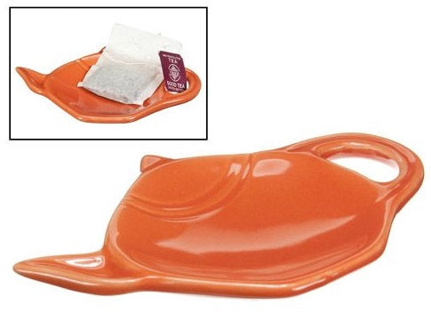Old Amsterdam Copacabana Orange Tea Bag Holder by Kitchen Niche