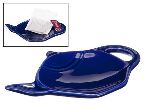 Old Amsterdam Royal Blue Tea Bag Holder by Kitchen Niche