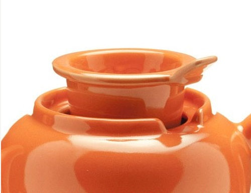 Old Amsterdam Orange 3-Cup Dominion Teapot with Infuser by Kitchen Niche